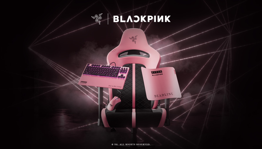 BP經濟發威！Razer聯名BLACKPINK推粉黑電競周邊 Q2全球開賣