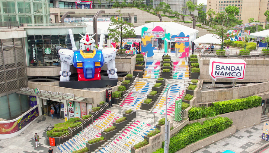 信義區巨型鋼彈出沒中！萬代南夢宮史上最大巡迴展登場