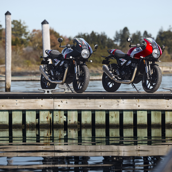 Triumph 400 系列雙車齊發!Tracker 與 Thruxton 同步搶攻入門黃牌市場